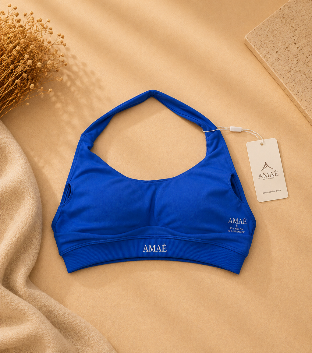 AMAÉ Active Halter Neck Sports Bra